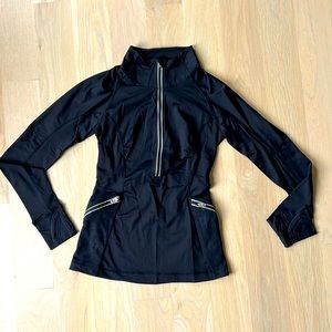 Lululemon Black Pullover with Mesh Accents - Size 4